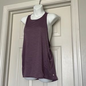 Lululemon razor back purple tank
